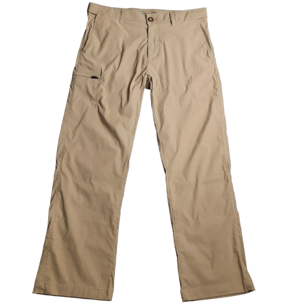 Union Bay UB Tech Classic Fit Rainier Travel Tech Pant Tan SZ 34x30